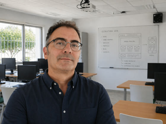 Retrato de José Ferrán, docente del curso IFCD0110 en el CFE de Don Benito.